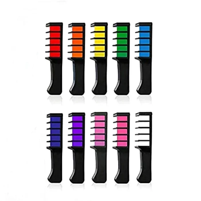10 colori Capelli gesso pettine, Kalolary capelli temporanea colore… Vendita calda