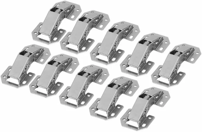 10 x Cerniera in acciaio inossidabile per ante porte armadio, Invisibile mobile In saldo