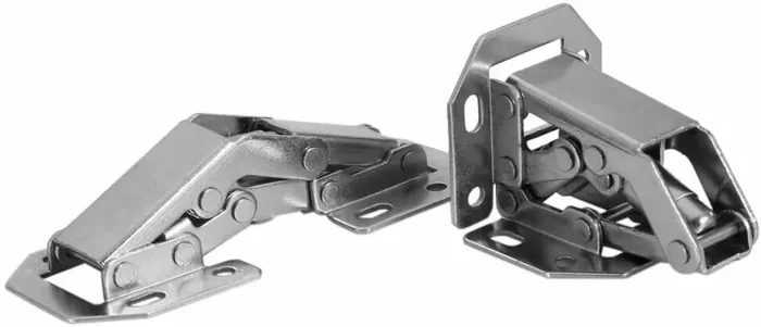 10 x Cerniera in acciaio inossidabile per ante porte armadio, Invisibile mobile In saldo - immagine 2