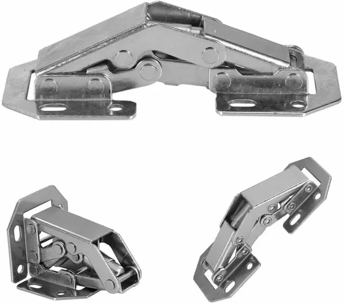 10 x Cerniera in acciaio inossidabile per ante porte armadio, Invisibile mobile In saldo - immagine 3