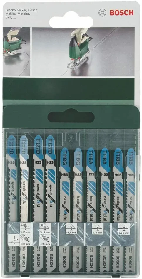 10 x Lame di ricambio per seghetto alternativo per tagliare metallo tubi, Bosch - immagine 2