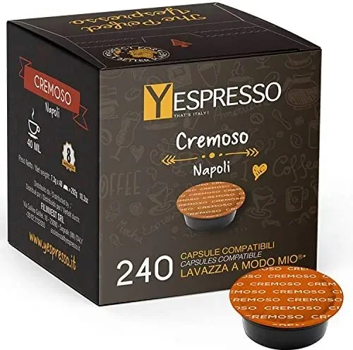 100 capsule LAVAZZA A MODO MIO compatibili (CREMOSO) - immagine 2