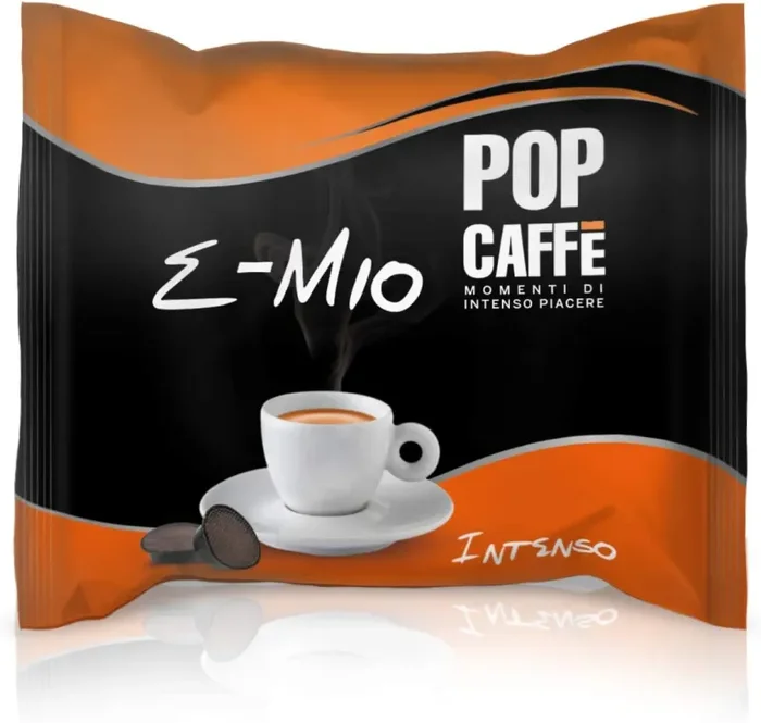 100 CAPSULE POP CAFFE’ E-MIO 1 INTENSO COMPATIBILI LAVAZZA A MODO MIO In saldo - immagine 2