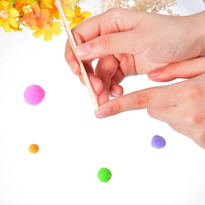 100 Pezzi Bastoncini di Legno Arancio per Unghie Cuticola Bastone Spingi… - immagine 3