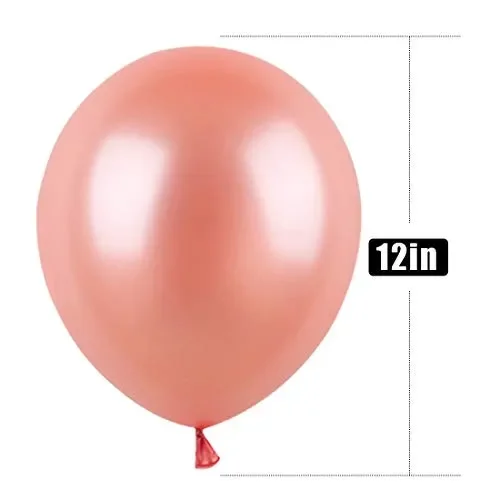 100 Pezzi Palloncini Oro Rosa per Feste, Gold, Gold - immagine 2