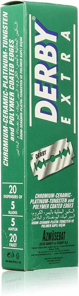 100 x Lamette a doppia filo per rasoio di sicurezza, Ricambio per rasatura barba Sconti