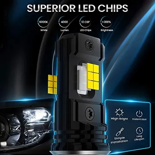 1156 P21W LED Lampadine, 4000LM BA15S DRL Luci di 1156/P21W