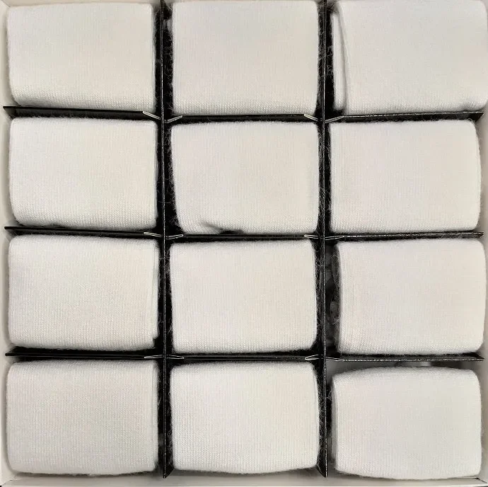 12 paia di tubetto donna soft pezzini art DGB-574 BIANCO colore foto misura unica Vendita calda