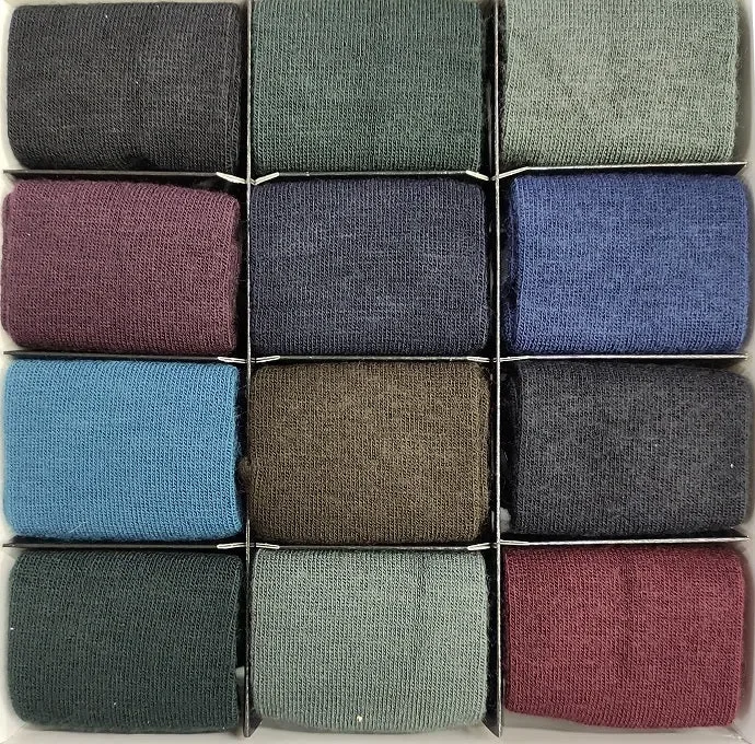 12 paia di tubetto donna soft pezzini art DGB-574 FRANCESI colore foto misura unica