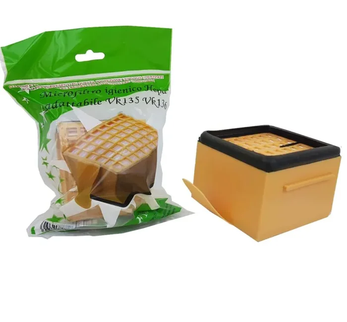 12 Sacchetti 12 profumini 2 filtri hepa 2 filtri motore compatibili aspirapolvere Vorwerk Folletto VK135 VK136 Super Scorta garantito S&G group - immagine 3