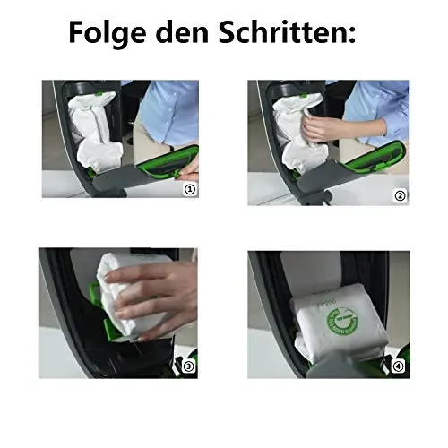 12 sacchetti per aspirapolvere Vorwerk Folletto VK 200, confezione doppia: 2 scatole da 6 sacchetti per aspirapolvere VK 200 e VK200 FP - immagine 2