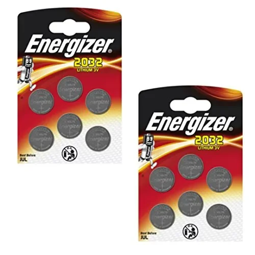 12 x Energizer CR2032 Coin litio 3 V Battery Batterie for Watches Torce Keys In saldo - immagine 2