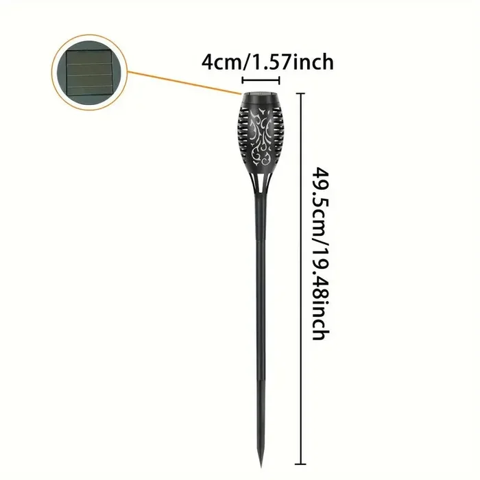 16 TORCE SOLARI EFFETTO FIAMMA | PROMO PER CHIUSURA ATTIVITÀ - immagine 2