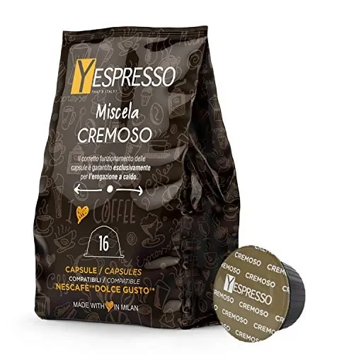 160 capsule compatibili Nescafè Dolce gusto CREMOSO – 10 confezione da 16…