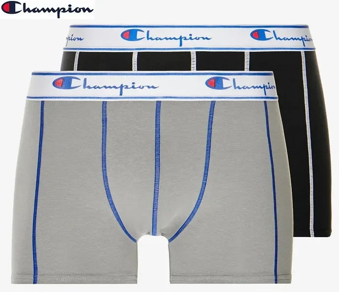 2 BOXER UOMO CHAMPION ART Y081T COLORE FOTO MISURA A SCELTA