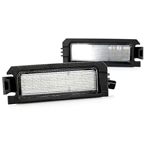 2 luci LED per targa, Canbus Plug&Play, marchio di controllo E V-032111