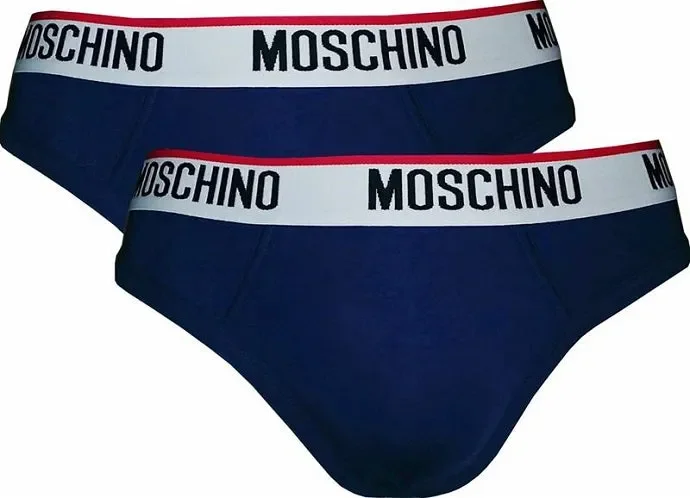 2 pack slip uomo Moschino art. A4752 8119 colore a scelta misura a scelta Online ora - immagine 2