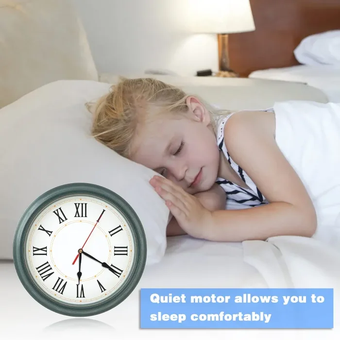 2 Pezzi Movimento al Quarzo Silenzioso, Meccanismo Orologio Coppia Elevata Movimento Albero Lungo con 5 Diverse Paia di Mani Parti Riparazione dell’Orologio Fai da Te Sostituzione, 2/5″ (B) - immagine 3