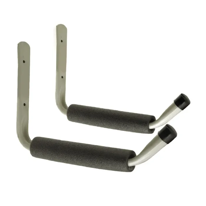 2 x Gigante Per Uso Intensivo Bagagli Ganci Muro Scala Montato Bici Box Auto… - immagine 3