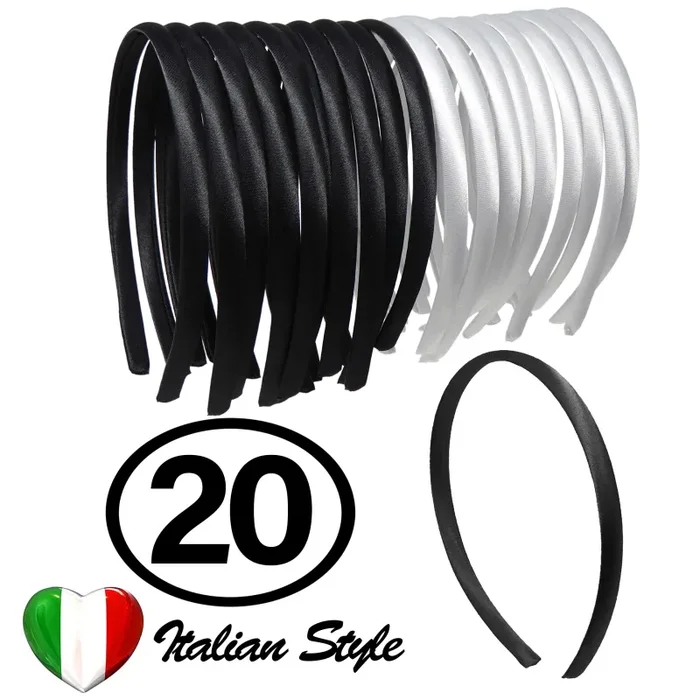 20 Cerchietti per Capelli Renmex Novità in Fantastico Sacchetto Richiudibile… - immagine 2