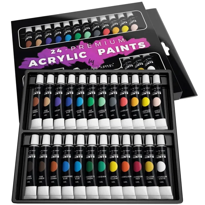 24 piece set (24 different colours), Black/Blue/Green/Grey/Orange/Red/Violet/White/Yellow - immagine 3