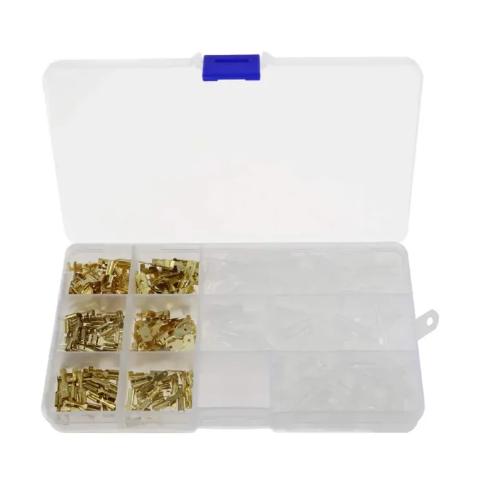 240 Pezzi 2.8mm 4.8mm 6.3mm Terminale a Crimpare Maschio Femmina…