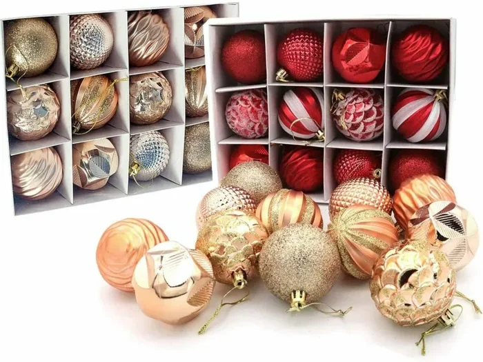 24Pc Palline Di Natale Per Albero Natale, Decorazioni Di…