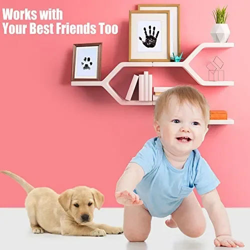 2PCs Impronta Senza Inchiostro, PChero Baby Clean Touch 2 pezzi neri - immagine 2