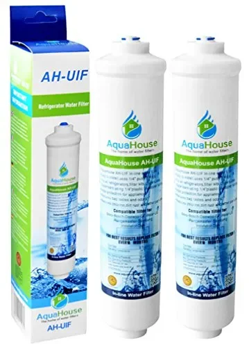 2x AquaHouse AH-UIF Filtro acqua compatibile con Samsung DA29-10105J, Haier 0060823485A,LG 5231JA2010B (sostituisce solo i filtri esterni) Sconti