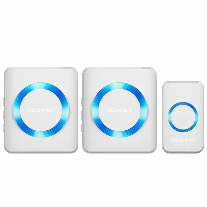 2x Campanelli Wireless Impermeabile, 52 Suonerie, Indicatori LED, portata 300mt - immagine 2