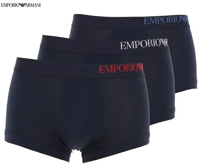3 BOXER UOMO EMPORIO ARMANI ART 111357 CS713 40035 COLORE FOTO MISURA A SCELTA In saldo