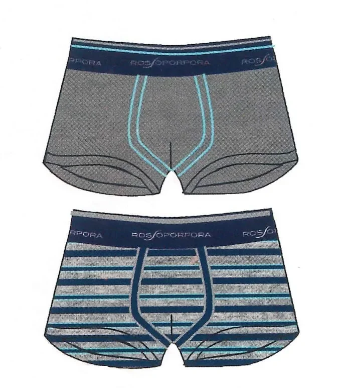 3 BOXER UOMO ROSSOPORPORA ART UB1704 COLORE FOTO MISURA A SCELTA