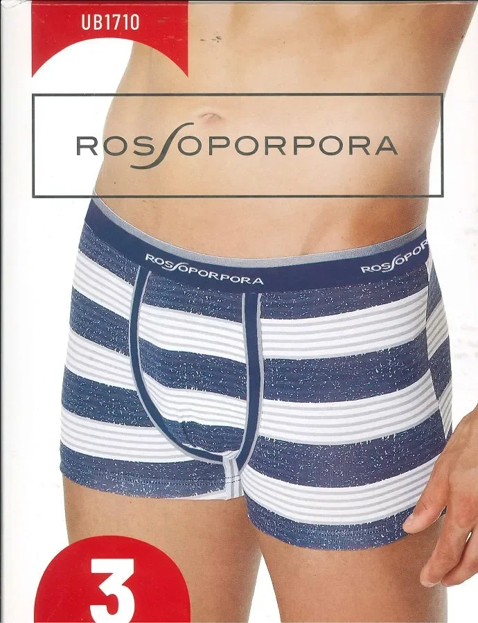 3 BOXER UOMO ROSSOPORPORA ART UB1710 COLORE FOTO MISURA A SCELTA - immagine 3