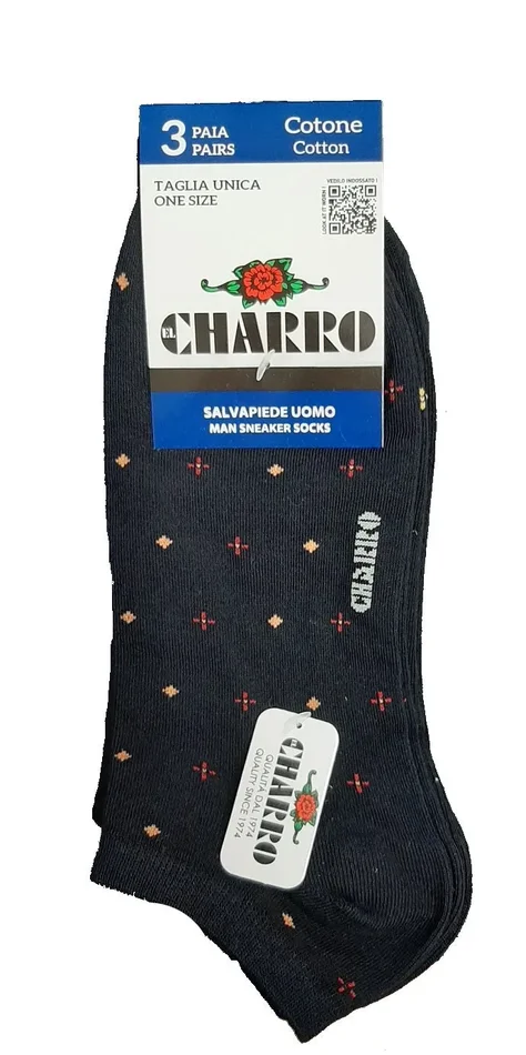 3 calze uomo charro art FERDY 35 colore a scelta misura unica Moda - immagine 2