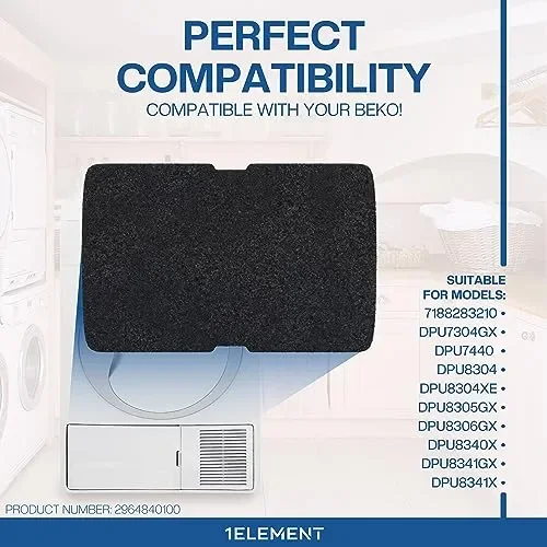 3 Filtri per asciugatrice Beko 2964840100 Ricambio per asciugatrice (anche per Grundig, Blomberg, Elektra-Bregenz) - immagine 3