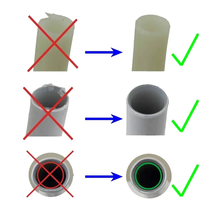 3 Finger kalibrierer/entgrater Verbund & Tubo di plastica - immagine 2