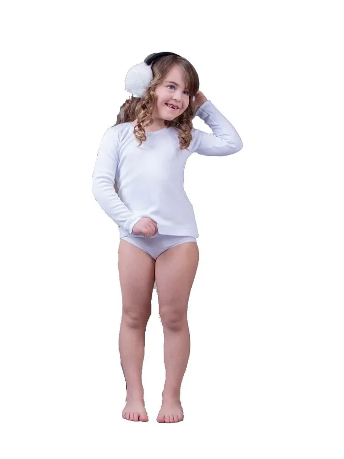 3 maglie bimba bimbissimi manica lunga girocollo in cotone felpato