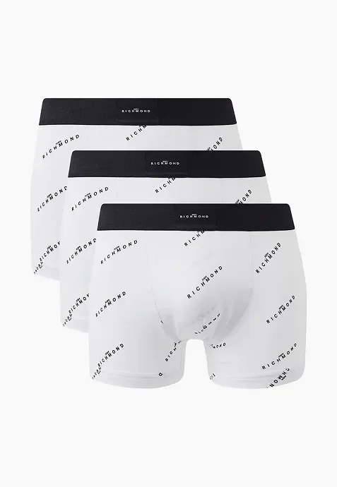 3 pack boxer uomo Richmond art RMA19322SL colore bianco misura a scelta