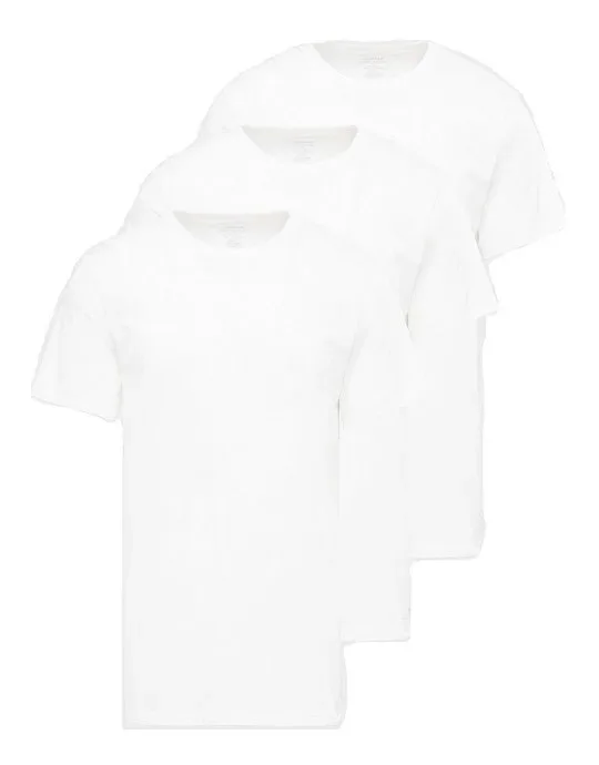 3 Pack t-shirt uomo Calvin Klein art 000NB40IIE 100 colore bianco misura a scelta