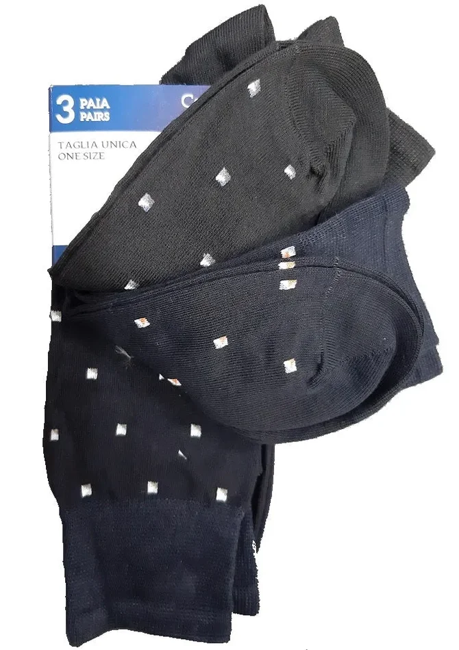 3 paia di calze corte uomo charro art CRISTIAN 41ASS colore a scelta misura unica Moda - immagine 2