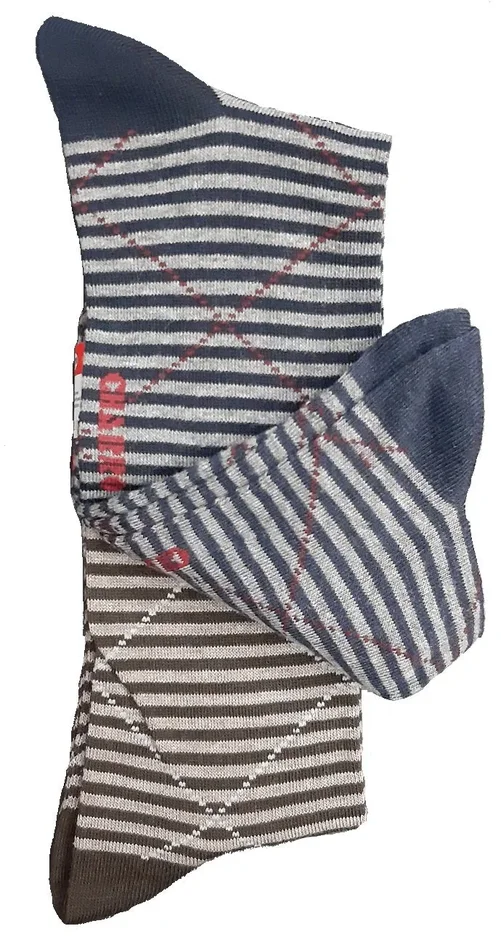 3 paia di calze uomo corte in caldo cotone charro art FABIO37 colore foto misura unica
