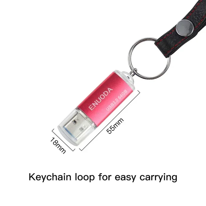 3 Pezzi 64GB Chiavetta ENUODA Pennetta Girevole USB 3.0 3.0, 64gb-color - immagine 3
