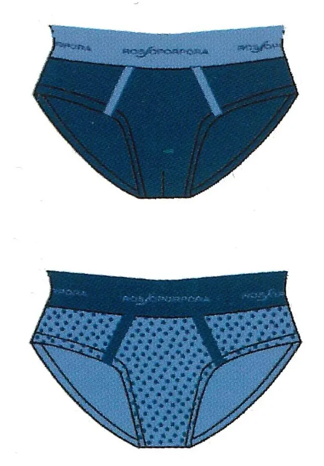 3 slip bimbo rossoporpora art BS337 colore foto misura a scelta - immagine 2