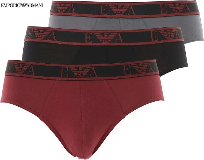 3 SLIP UOMO EMPORIO ARMANI ART 111734 9A715 69320 COLORE FOTO MISURA A SCELTA