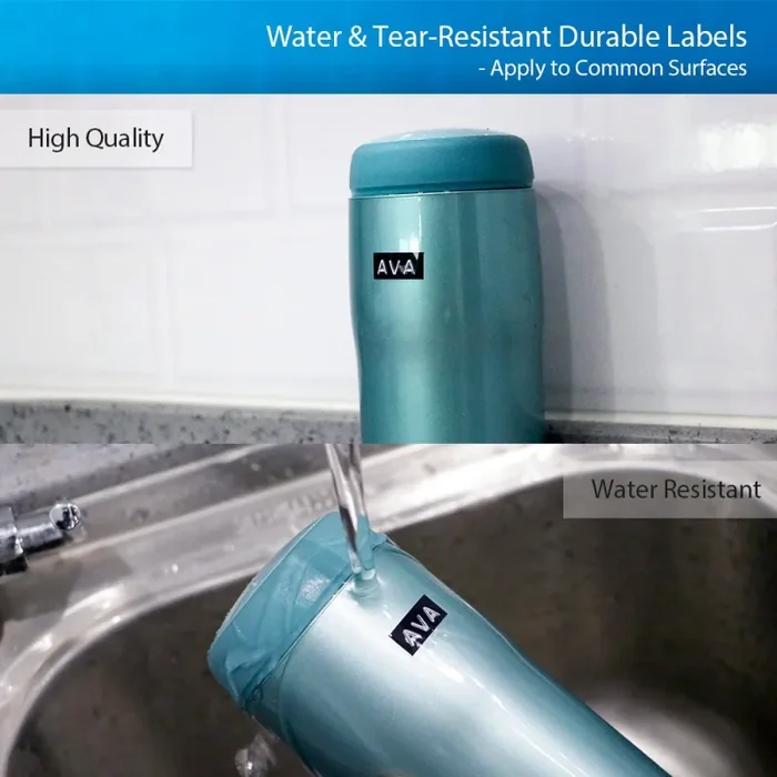 3D Nastro Etichette a Rilievo Aken compatibile in 9mm, nero su bianco x 3 Vendita calda - immagine 3