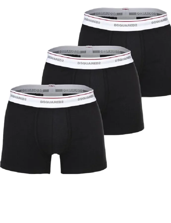 3PK Boxer Uomo Dsquared2 Art DCX310060