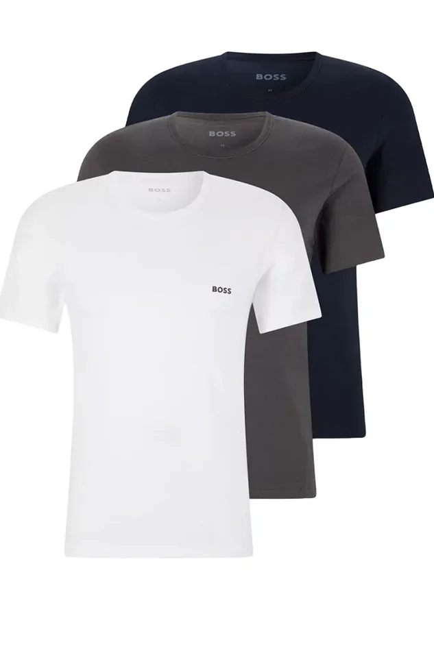 3PK T-Shirt Uomo Hugo Boss Art 50475284 Saldi