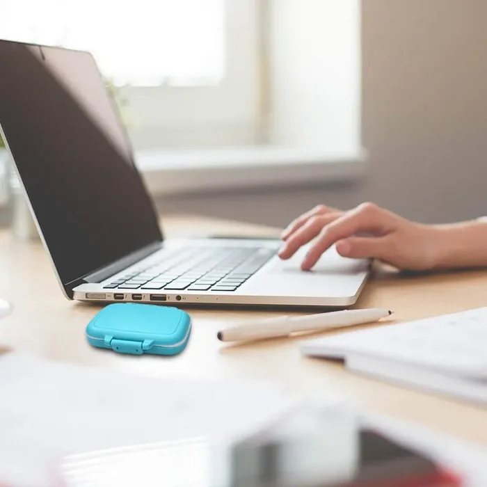 4 Pcs Portapillole Giornaliero Portapillole Tascabile Porta Pillole Porta Medicine Porta Pastiglie Porta Compresse Porta Pastiglie Giornaliero Scatola della Pillola 3 Scomparti - immagine 3