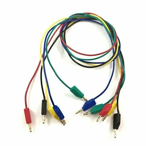 5 connettori di prova in 5 colori, placcati d’oro, da 2 mm, con… - immagine 2