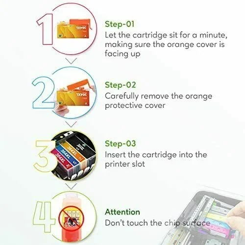 5 x Cartuccia a getto d’inchiostro compatibile per HP 364 XL per Photosmart - immagine 2